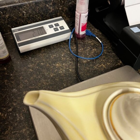 1940's Autumn Leaf Hall Superior Aladdin Tea Pot And Infuser - Picture 6 of 8